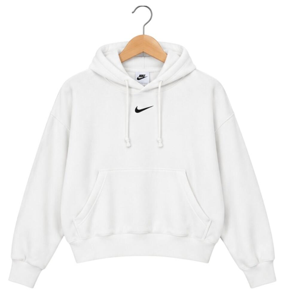 Nike Phoenix Fleece Women's Oversized Cropped Hoodie Small